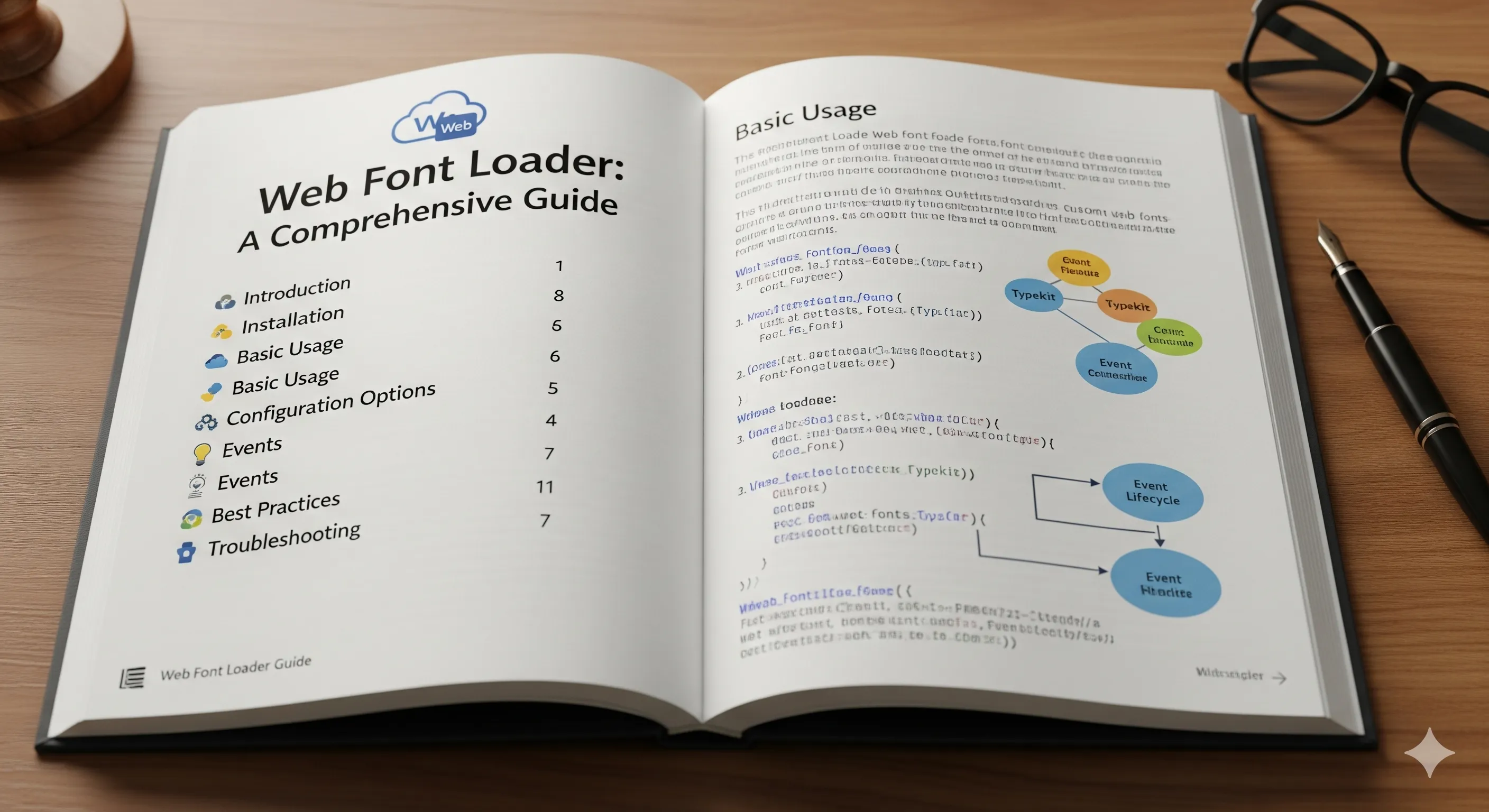 مرجع شامل عن مكتبة Web Font Loader